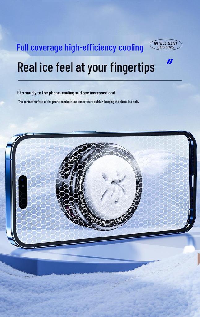 TH25 AI Dual Display Magnetic Phone Cooler with Advanced Cold Control