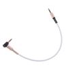 25cm 3.5mm Male to Male Audio Cord 90 Degree Extension Line AUX Cable Wire for 3.5mm Headphones Tablets Speaker