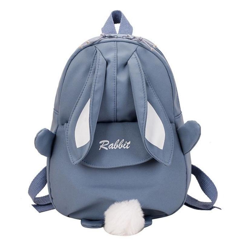 Meisjes Rugzak met Konijnenoren Casual Schooltas Waterdicht Grote Capaciteit Schoolrugzak Soepele Rits Stevig Tieners Reizen en Cadeaus