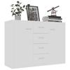 Sideboard White 88 x 30 x 65 cm Particleboard