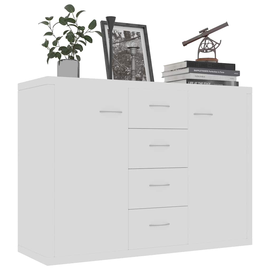 Sideboard White 88 x 30 x 65 cm Particleboard
