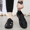 Hollow Men's Sandals Summer New Men's Shoes Breathable Thick-soled Soft-soled Light Casual Going Out Hole Shoes Driving Shoes