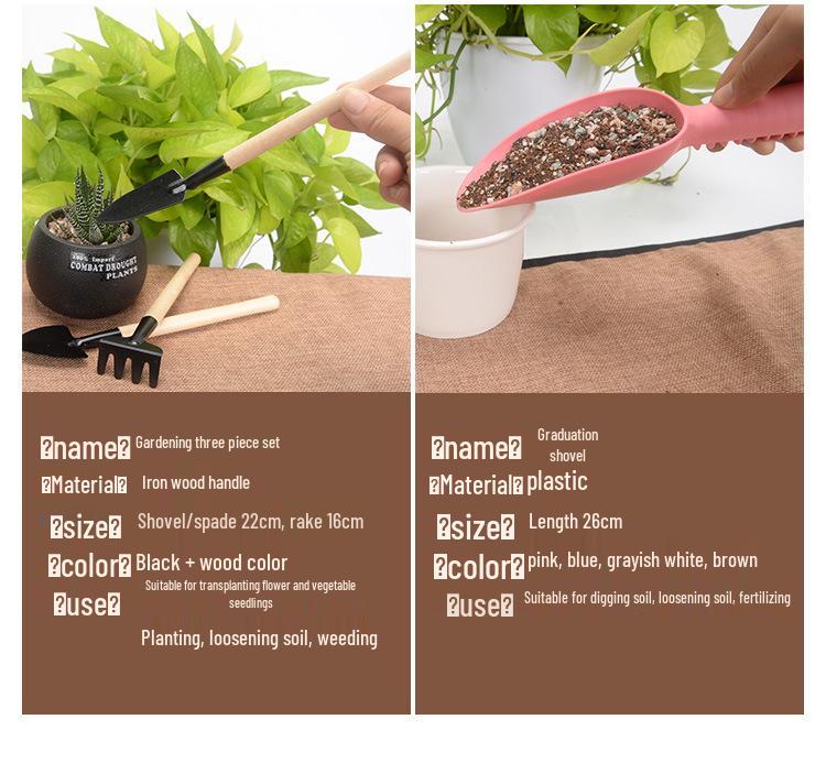 Succulent Planting Tool Set: Gardening Supplies & Bonsai Tools with Watering Can