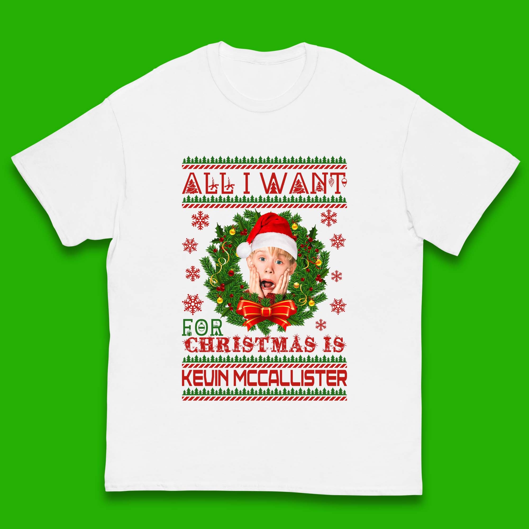 Kevin McCallister Christmas Kids T-Shirt 120