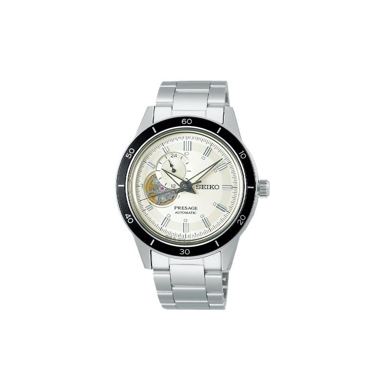 SEIKO Classic Automatic Steel Strap Men s Watch White Dial SARY189 серебряный