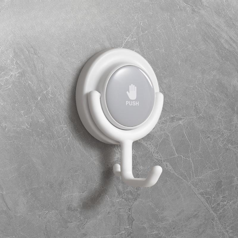 Drehbarer Saugknapfhaken Flacher und gebogener Haken Wand Starkes Vakuum Selbstverriegelnd Bohrfrei Tragfähig Klebehaken