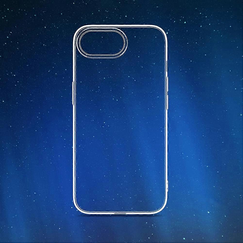 Für iPhone SE4 Transparentes TPU-Handyhülle mit großem Loch Apple Ultra-Dünn Hohe Transparenz Weiche Schale