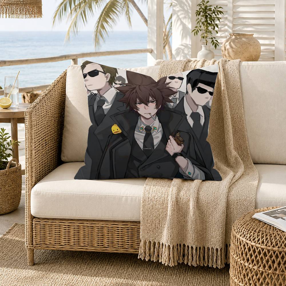 Hitman Reborn Classic s Anime Pillow Case for Sofa Living Room Home office Decor Protective Cover
