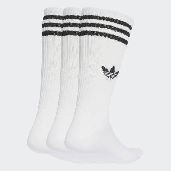 Adidas 3 Stripe Hi Crew Socks 3 Pack Jv7416