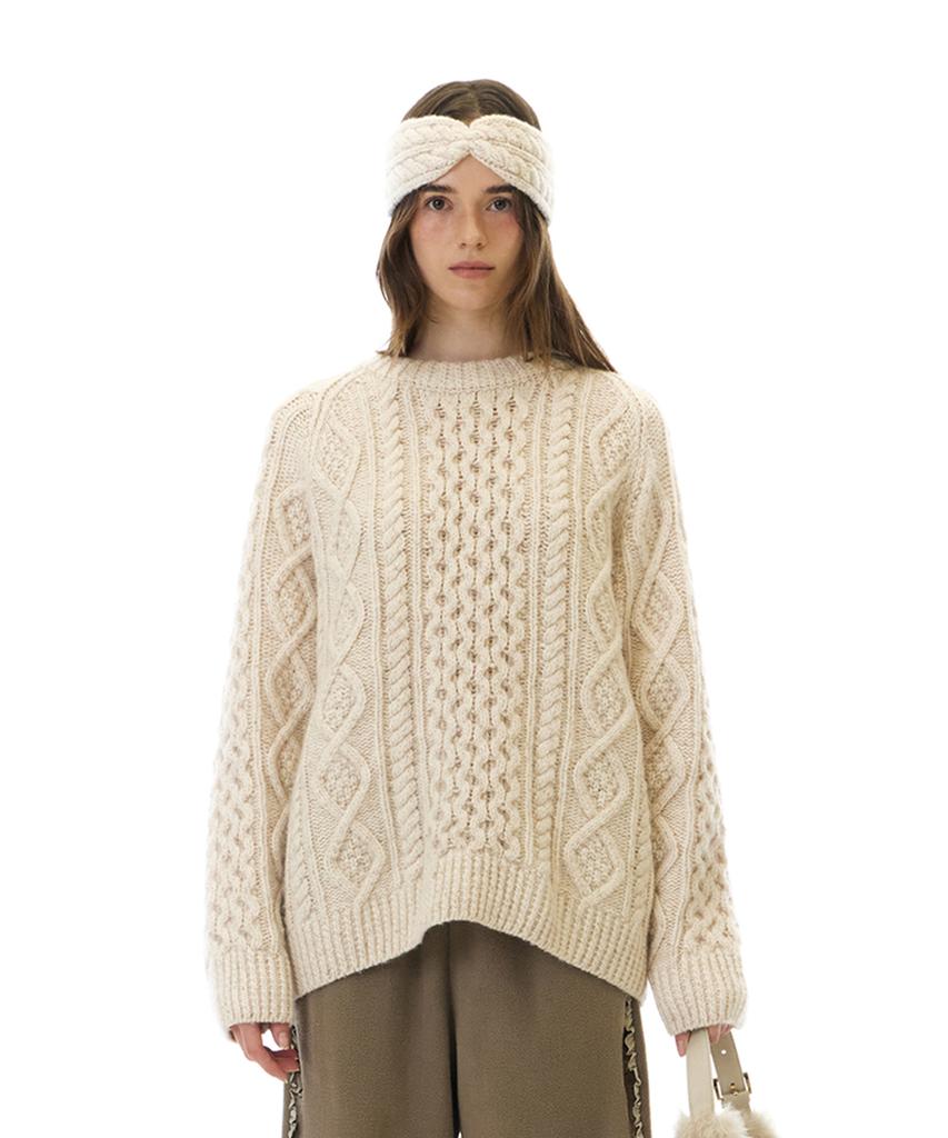 GROVE Skadi Cable Knit (Ivory)