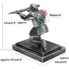 Knight Pen Holder Magnetic Cool Desk Accessories and Organizers Executive Soldier Knight Pen Holder Nice Christmas Gift for Boyfriend Husband Dad Son