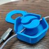 Organizador de Cabos Caixa Enrolador Giratória de Cabos Plástico Portátil Estojo de Armazenamento de Fios Armazenamento de Fio de Mouse Fio de Fone de Ouvido Escritório Casa