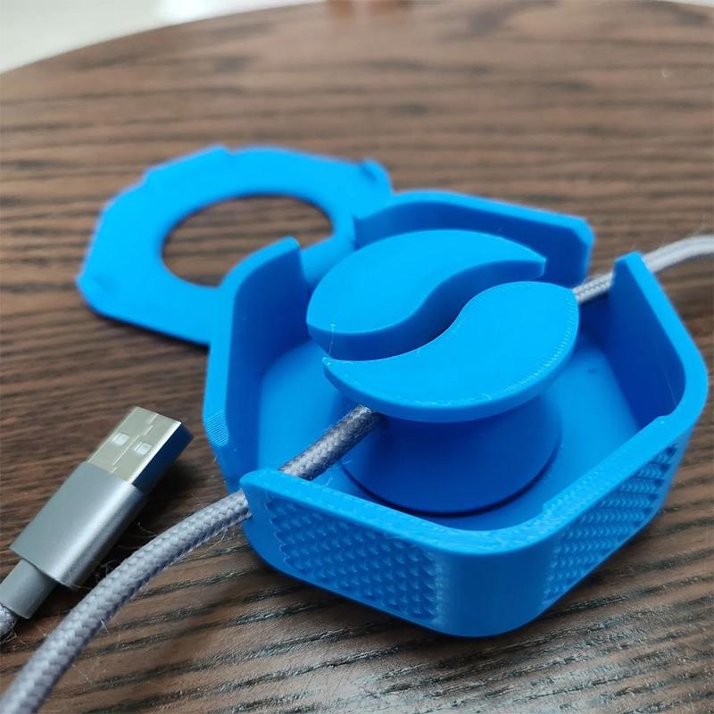 Organizador de Cabos Caixa Enrolador Giratória de Cabos Plástico Portátil Estojo de Armazenamento de Fios Armazenamento de Fio de Mouse Fio de Fone de Ouvido Escritório Casa