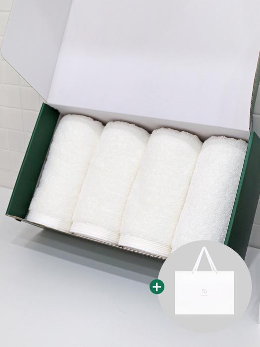 Songwol Towel 1% Linen 190g 30 count combed yarn towel 4P