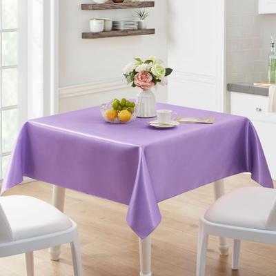 Tablecloth Nordic Style Smooth Satin Fabric Dustproof Protective Cover Wedding Party Dining Table Cloth