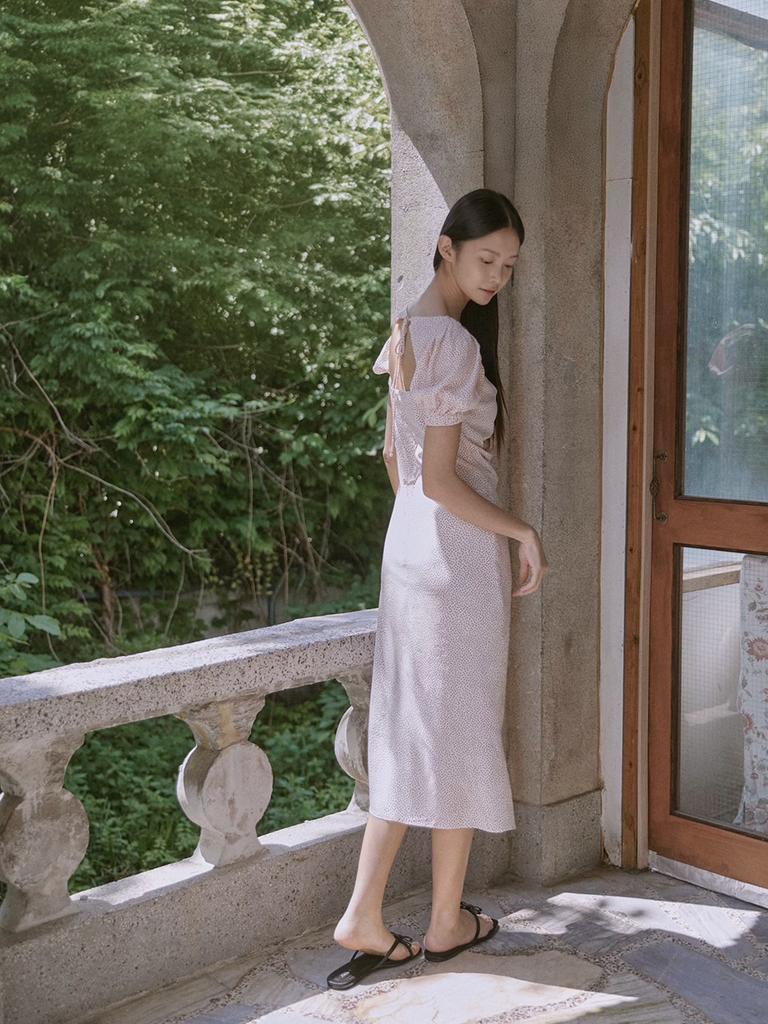 Seumaillingonmi Heart Dot Dress (Ivory)