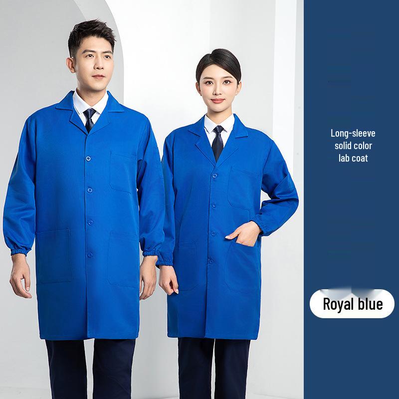 Custom Printed Wear-Resistant Lab Coat - High-Quality, Dirt-Resistant Workwear for Workshops and Factories
