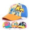 Children's Baseball Hat Boys and Girls Alphabet HAPPY Puppy Cap Baby Breathable Color Matching Sun Hat