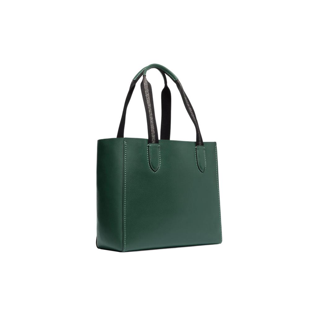 New COACH Derby Pebbled Leather Tote Bag Shopping Bag Shoulder Bag Handbag Large Size Women's Green 58660-IMQVC