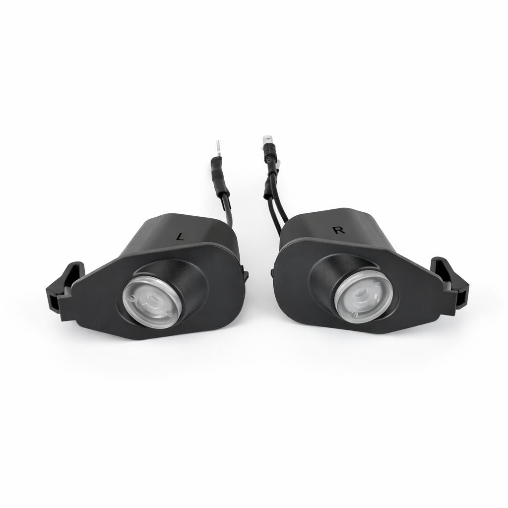 For 15-23 Ford Mustang  HD Led Rear View Mirror Welcome Light Mustang Door Projection Light Atmosphere Light Modification CVX1