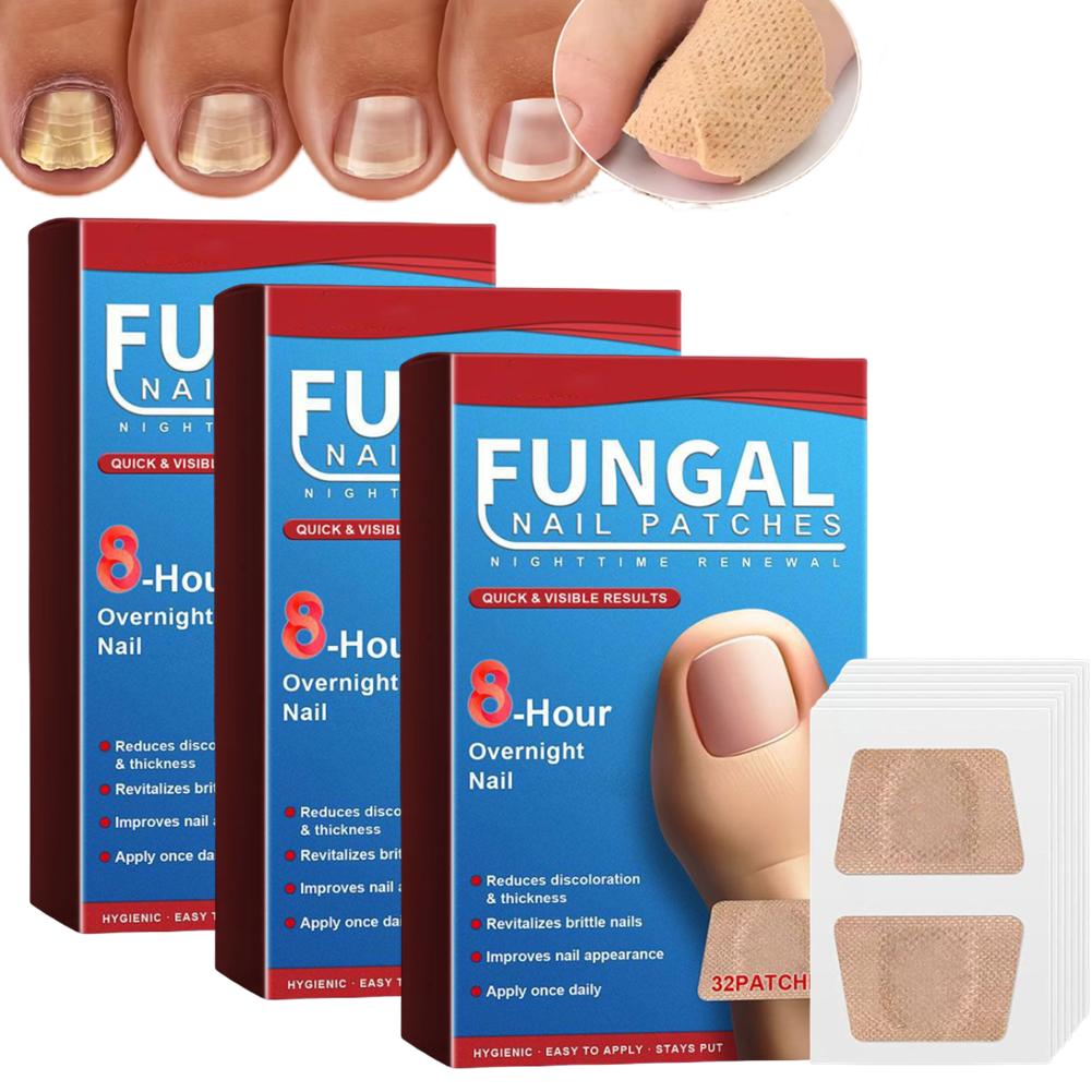Toenail Fungus Patch Nail Repair Patches Nail Ingrown Correction Sticker Discolored Damaged Nails Foot Care Tool Uñas 1/2/3Boxes