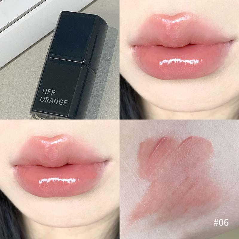 HERORANGE Lip Shadow: Long-Lasting Hydrating Gloss for Plump, Mirror-Finish Lips