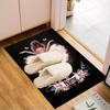 1PC Custom Name Ballerina Art Theme Floor Mat Ideal for Living Room, Game Rooms, Office, Bedroom,Floor Mat Playful Design