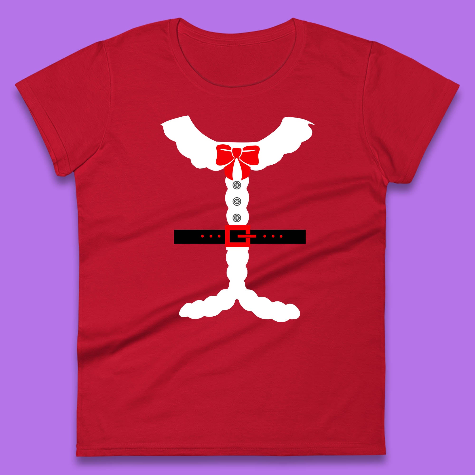 Happy Christmas Santa Costume Womens T Shirt Mens Tops Tees Unisex M