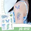 Rikalong Waterproof Cartoon Glitter Tattoo Stickers - Dreamy Gradient Face Designs