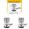Coffee Grinder Food Processor With Stainless Steel Blades For Home Use And Dry Grinding