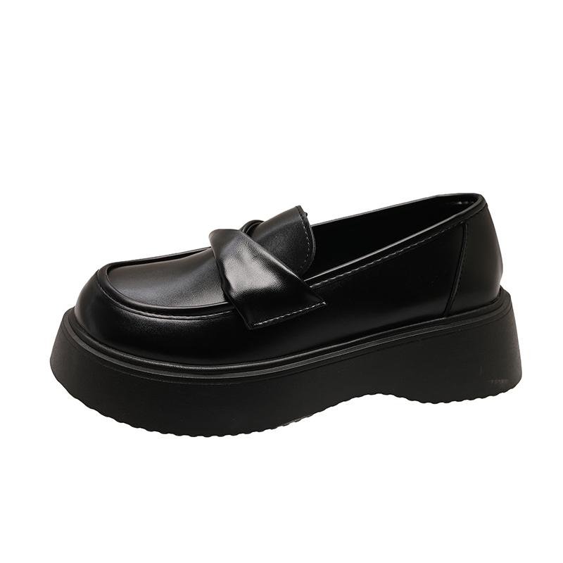 

Туфли-лоферы на квадратном каблуке с закругленным носком, женская обувь, горячая распродажа 2025 года, однотонные туфли-лодочки на неглубокой подошве, мокасины 40 чёрный
