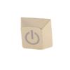 Elegant ESC Keycap, Zinc Alloy with Lasers Etching Key Button Covers for Customs Mechanical Keyboards
