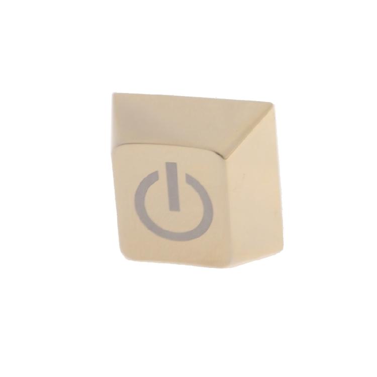 Elegant ESC Keycap, Zinc Alloy with Lasers Etching Key Button Covers for Customs Mechanical Keyboards