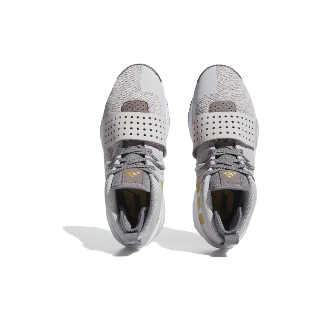 New Adidas Dame 8 Extply Light Solid Grey Gold Metallic IG8086