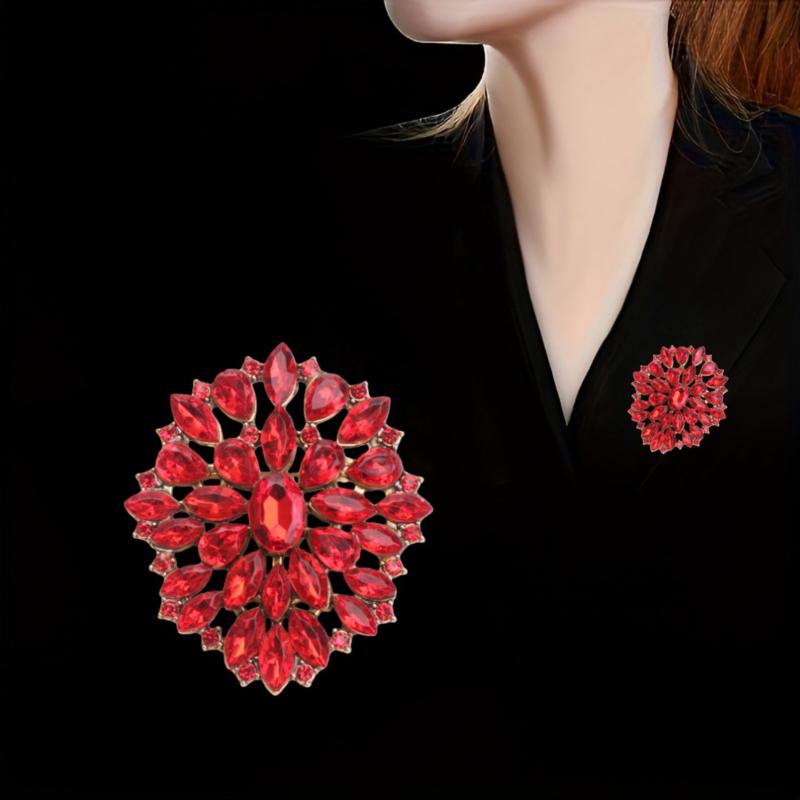 Flower Shape Brooches For Women Clothing Coat Jeweley Accessries Gifts