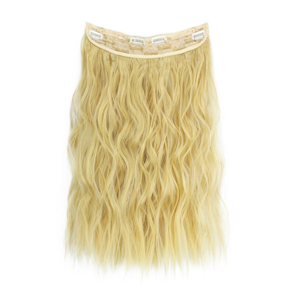 

MISS WIG, женские натуральные повседневные волнистые наращивание волос, невидимая проволока и зажимы, синтетическое волокно, волнистые волосы 55 cm