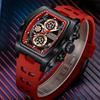 LIGE Men Sport Watch Fashion Chronograph Quartz Wristwatch Silicone Strap Luminous Date Waterproof Male Clock Relogio Masculino