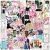 100PCS Girl Theme Stickers DIY Decoration Notebook Water Cup Skateboarding Mobile Phone Case Waterproof Decals