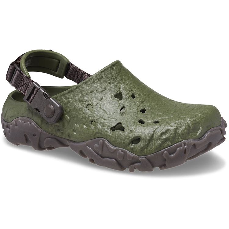 Crocs EVA Lightweight Non-Slip Breathable Sports Sandals Men Sandals Army-Green 208391-32C