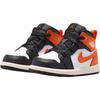 Air Jordan 1 Mid TD Shattered Backboard 2025 Trampki dla niemowląt Pomarańczowy Rozgwiazda Biały DQ8425-801
