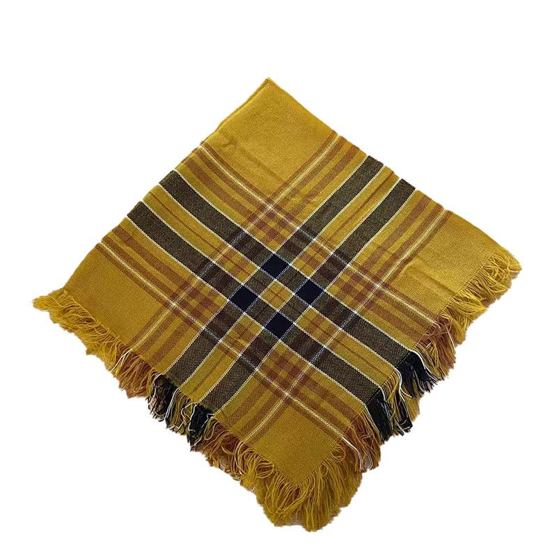 Dzianinowa chusta na głowę dla starszych kobiet: Całoroczny, w stylu vintage, trend internetowy, utrzymuje ciepło, idealny dla babć