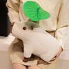 26cm/36cm Capybara Stuffed Toy Green Leaves Capybara Plush Animal  Nursery Decor