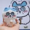 3PCS/SET Chiikawa Cartoon Usagi Hachiware Usachi Soft KAWAII Plush Doll Keychain Pendant Toy - Pajama Theme Gift