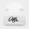 Autumn and winter men's and women's wool hats New casual versatile Gigi embroidered knitted hats Outdoor warm windproof cold hats