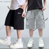 Boys' Lightweight, Loose-Fit Workwear Shorts: Simple and Stylish Summer Kids' 5/10-Length Shorts, Casual Athletic Pants