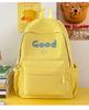 Schoolbag milk huhu gentle naked pink letter embroidered backpack fresh and sweet wind student party trip cute little backpack