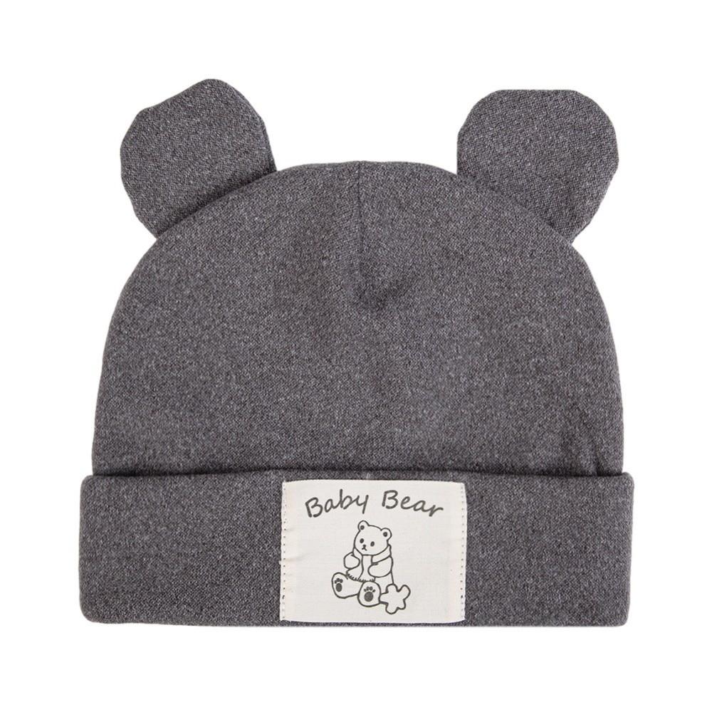 Windproof Beanies Bonnet Cute Bear Ear Ear Protection Cap New Pullover Hat  Autumn Winter