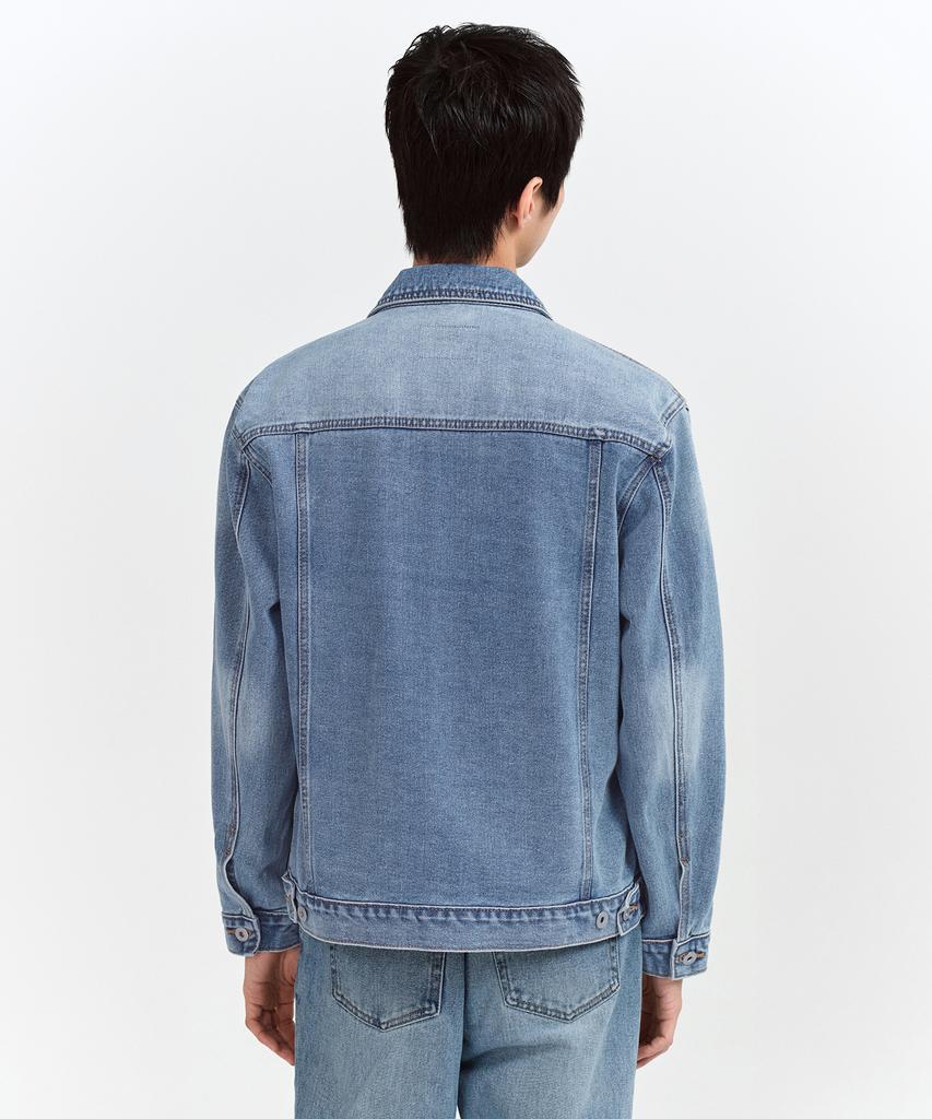 Musinsa Standard Relaxed Denim Trucker Jacket [Light Indigo]