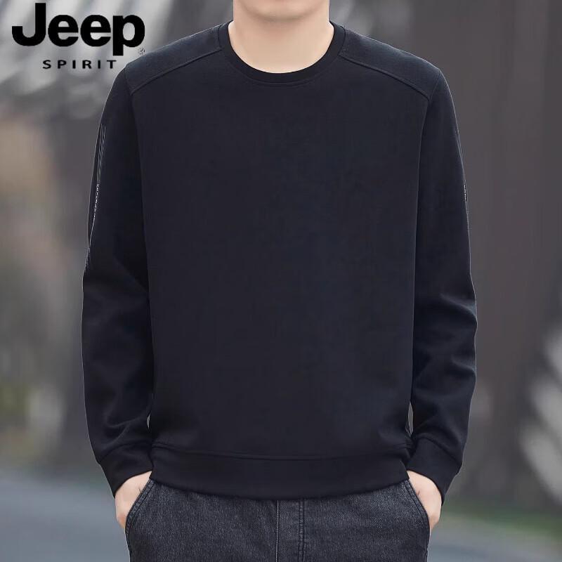

JEEP SPIRIT Men s Loose Long Sleeve Crew Neck Sweatshirt 3XL
