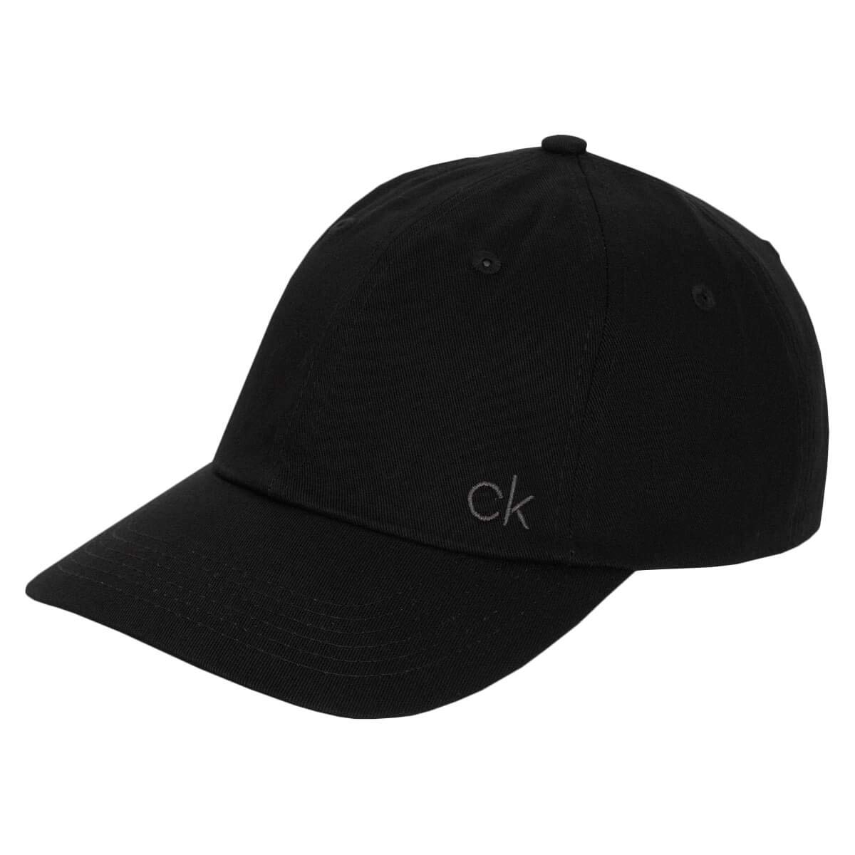 

Calvin Klein 2021 Classic Cotton Adjustable 6 Panel Baseball One Size Men s Cap, Black/Charcoal,